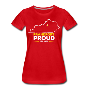 Frankfort Proud Women's T-Shirt - red