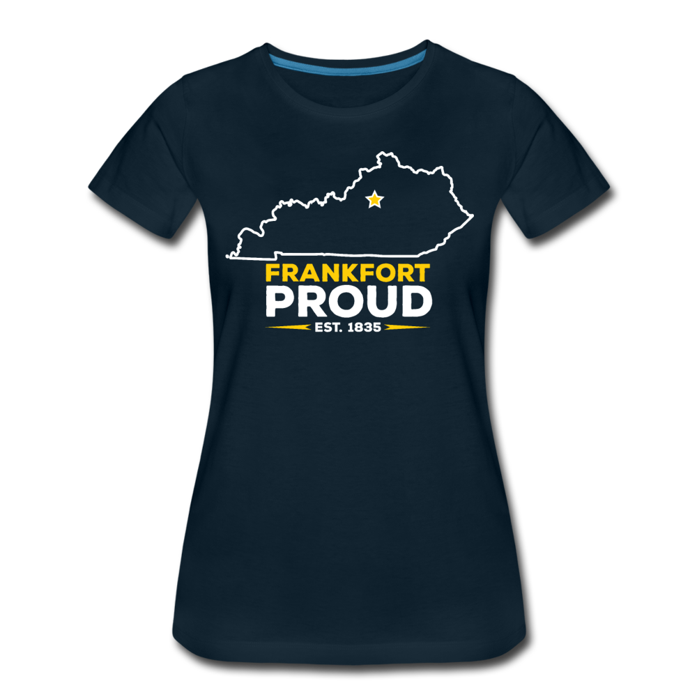 Frankfort Proud Women's T-Shirt - deep navy