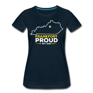 Frankfort Proud Women's T-Shirt - deep navy