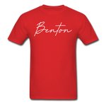 Benton Cursive T-Shirt - red