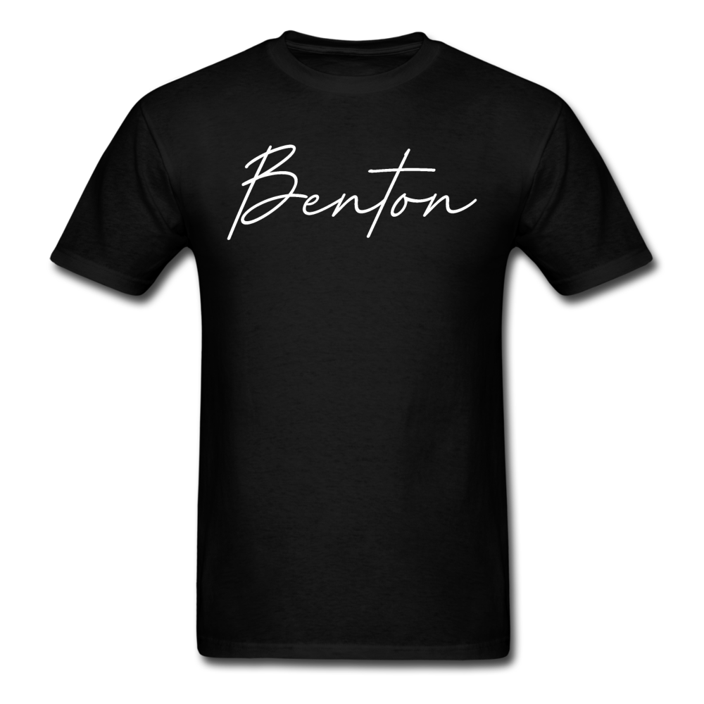 Benton Cursive T-Shirt - black