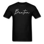 Benton Cursive T-Shirt - black