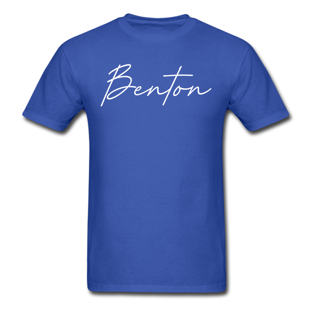 Benton Cursive T-Shirt - royal blue