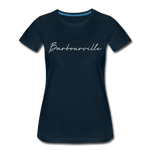 Barbourville Cursive Women's T-Shirt - deep navy