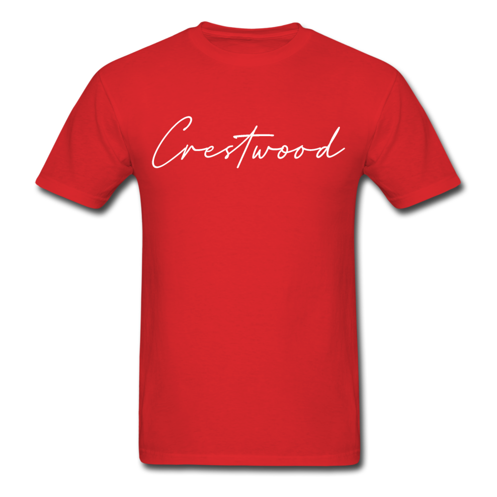 Crestwood Cursive T-Shirt - red