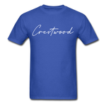 Crestwood Cursive T-Shirt - royal blue