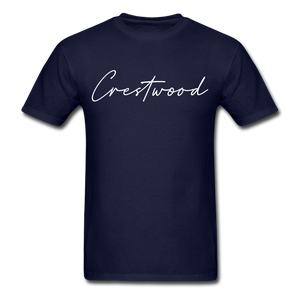Crestwood Cursive T-Shirt - navy