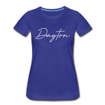 Dayton Cursive Women's T-Shirt - royal blue