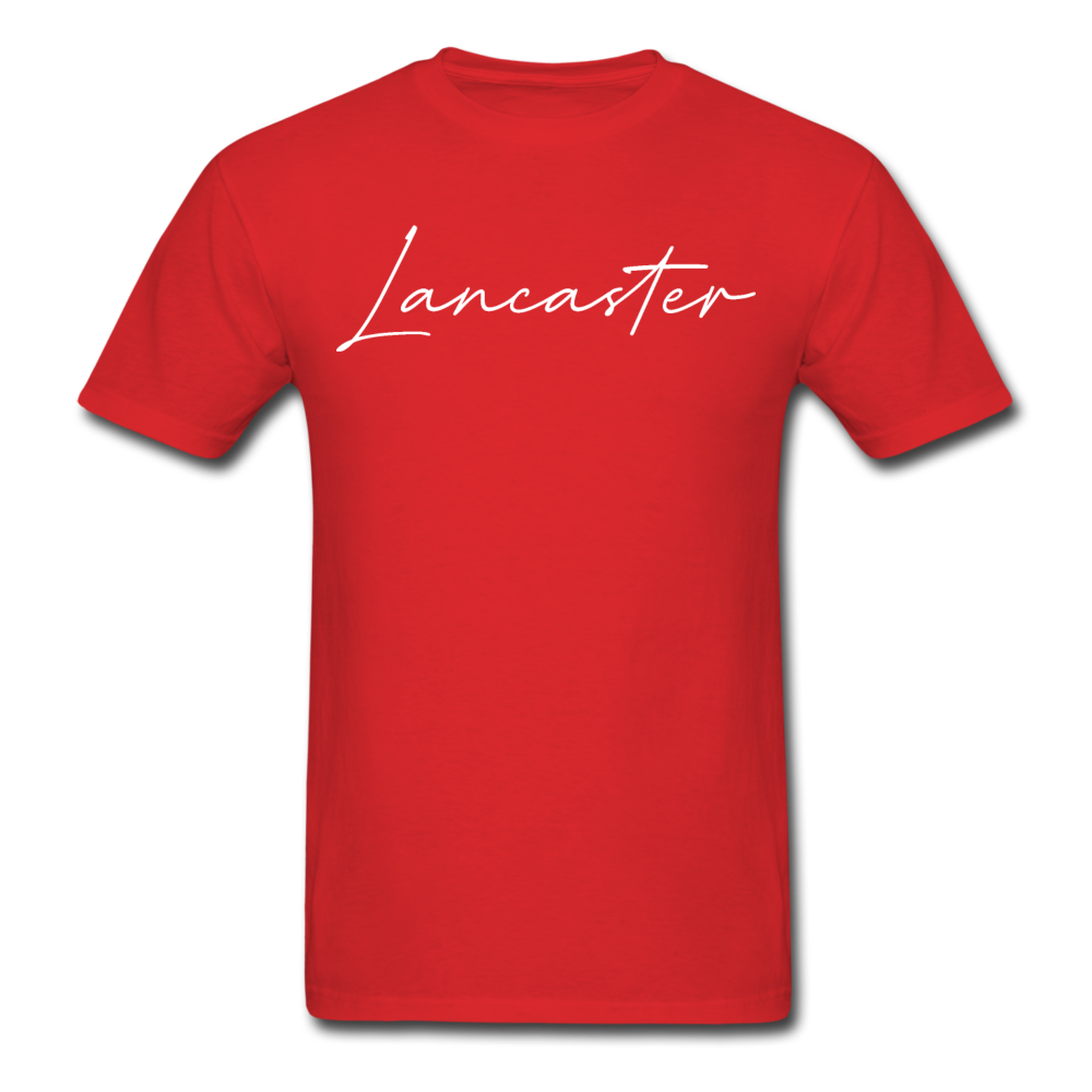 Lancaster Cursive T-Shirt - red