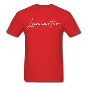 Lancaster Cursive T-Shirt - red