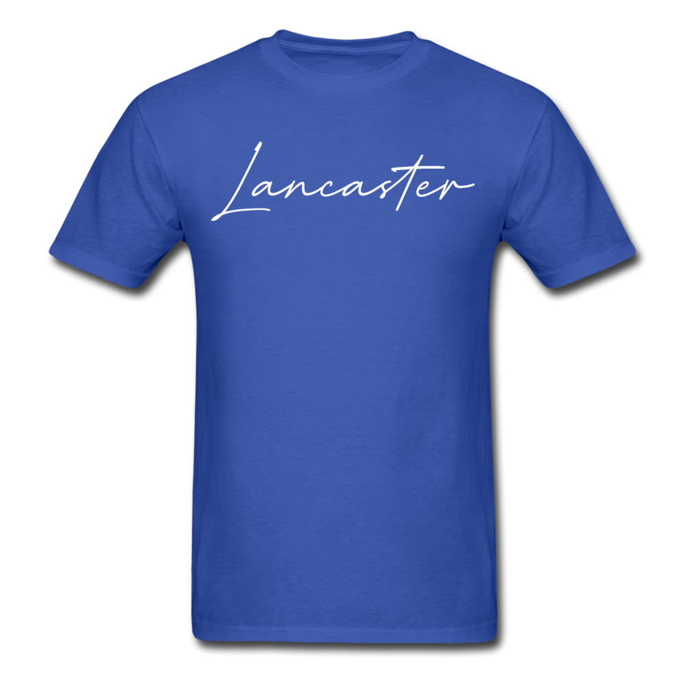 Lancaster Cursive T-Shirt - royal blue