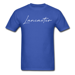 Lancaster Cursive T-Shirt - royal blue