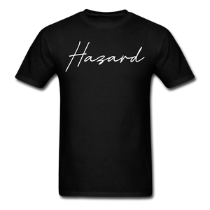 Hazard Cursive T-Shirt - black