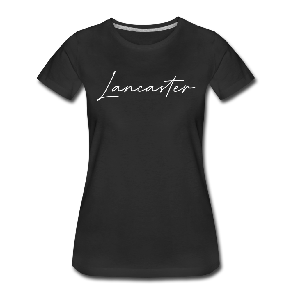 Lancaster Cursive Women's T-Shirt - black