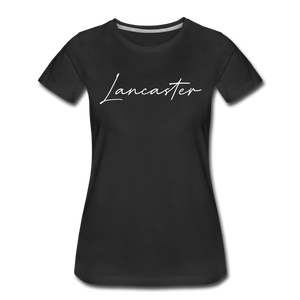 Lancaster Cursive Women's T-Shirt - black