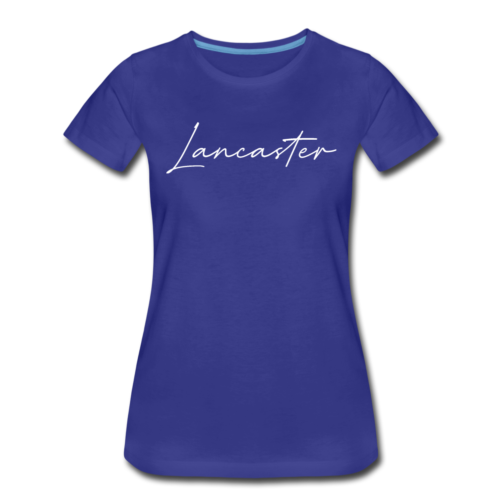 Lancaster Cursive Women's T-Shirt - royal blue