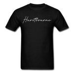 Hurstbourne Cursive T-Shirt - black