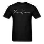 Vine Grove Cursive T-Shirt - black