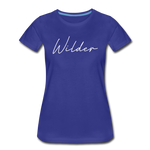 Wilder Cursive Women's T-Shirt - royal blue