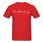 Prestonsburg Cursive T-Shirt - red