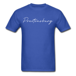 Prestonsburg Cursive T-Shirt - royal blue