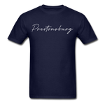 Prestonsburg Cursive T-Shirt - navy