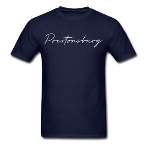 Prestonsburg Cursive T-Shirt - navy