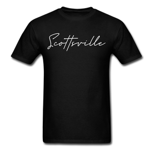 Scottsville Cursive T-Shirt - black