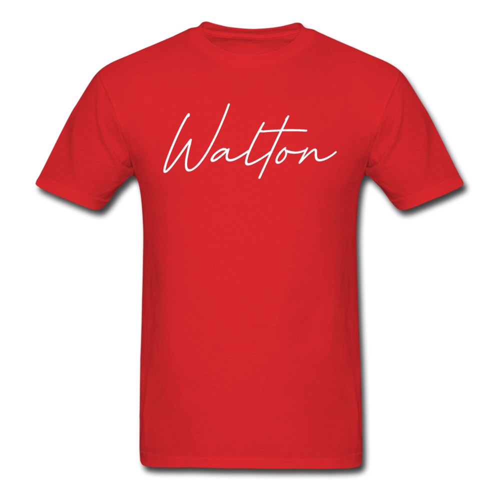 Walton Cursive T-Shirt - red