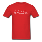 Walton Cursive T-Shirt - red