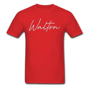 Walton Cursive T-Shirt - red