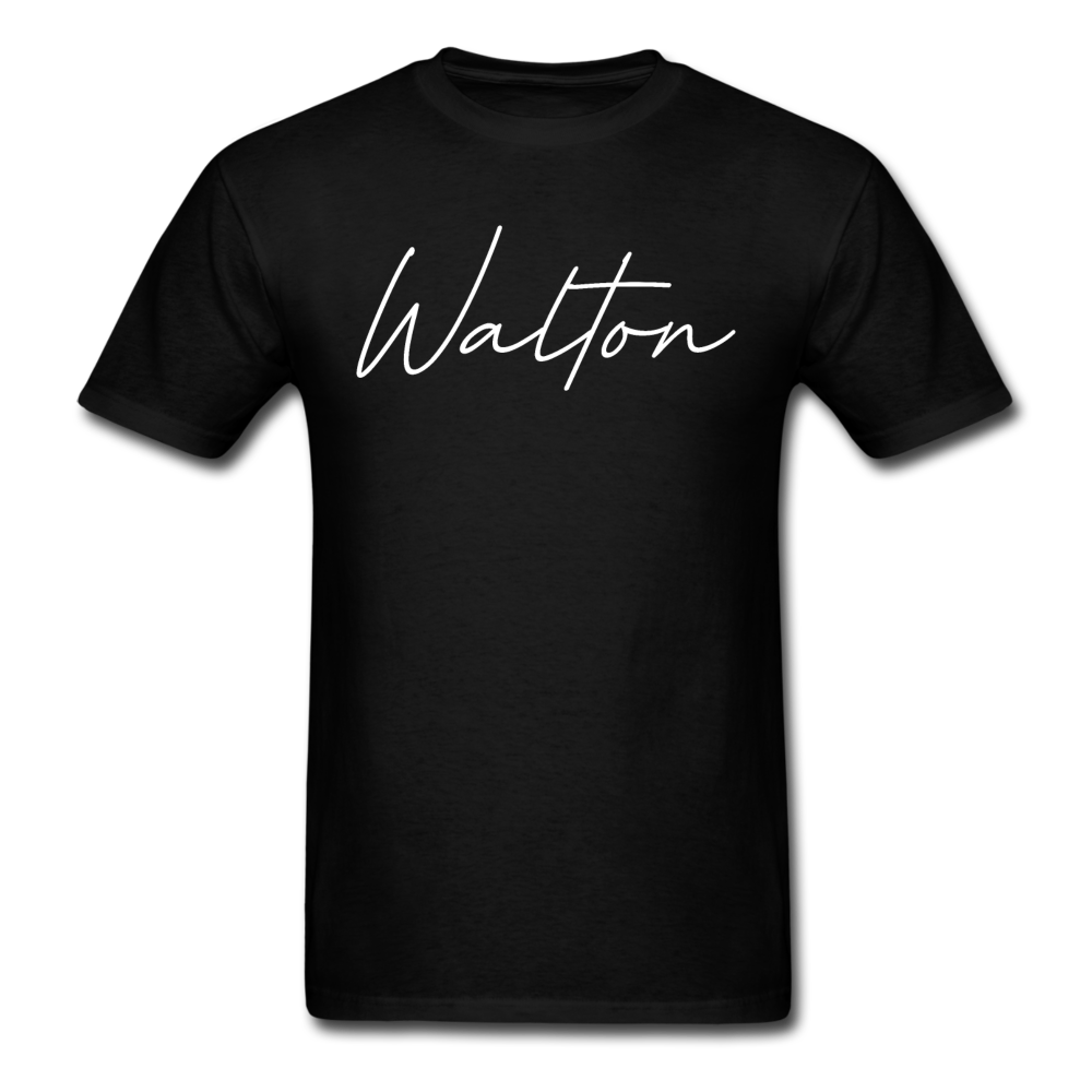 Walton Cursive T-Shirt - black