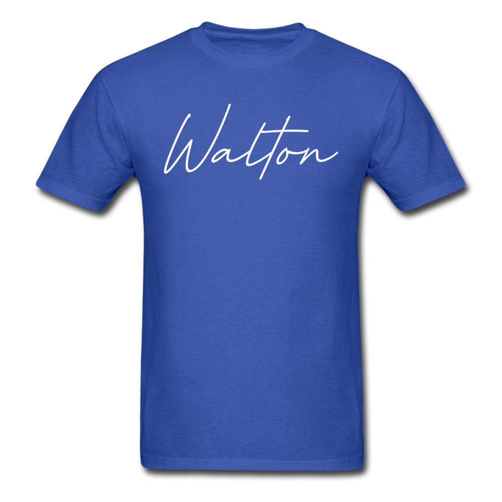 Walton Cursive T-Shirt - royal blue