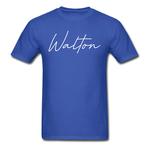 Walton Cursive T-Shirt - royal blue