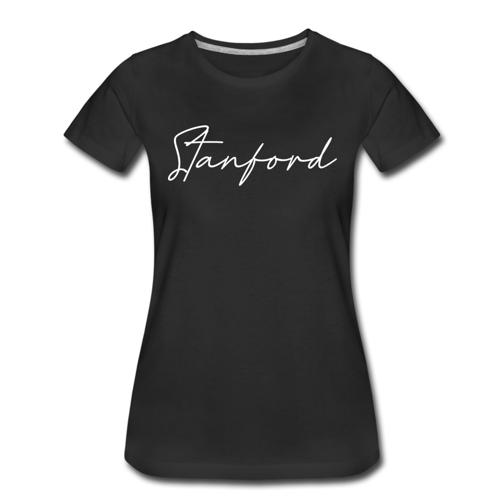 Stanford Cursive Women's T-Shirt - black