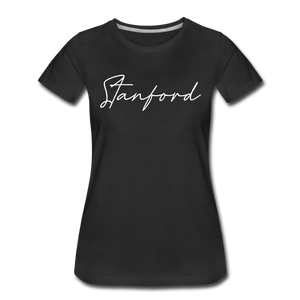 Stanford Cursive Women's T-Shirt - black