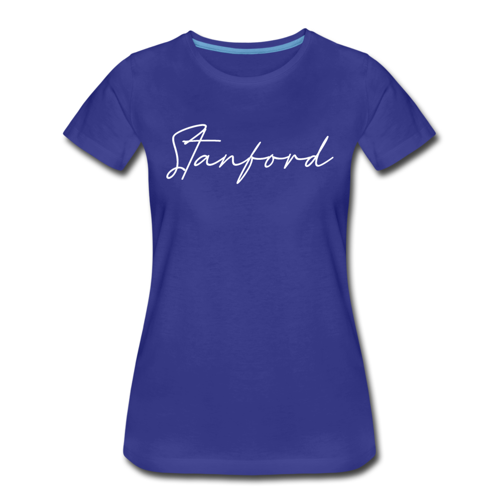 Stanford Cursive Women's T-Shirt - royal blue