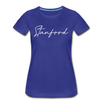 Stanford Cursive Women's T-Shirt - royal blue