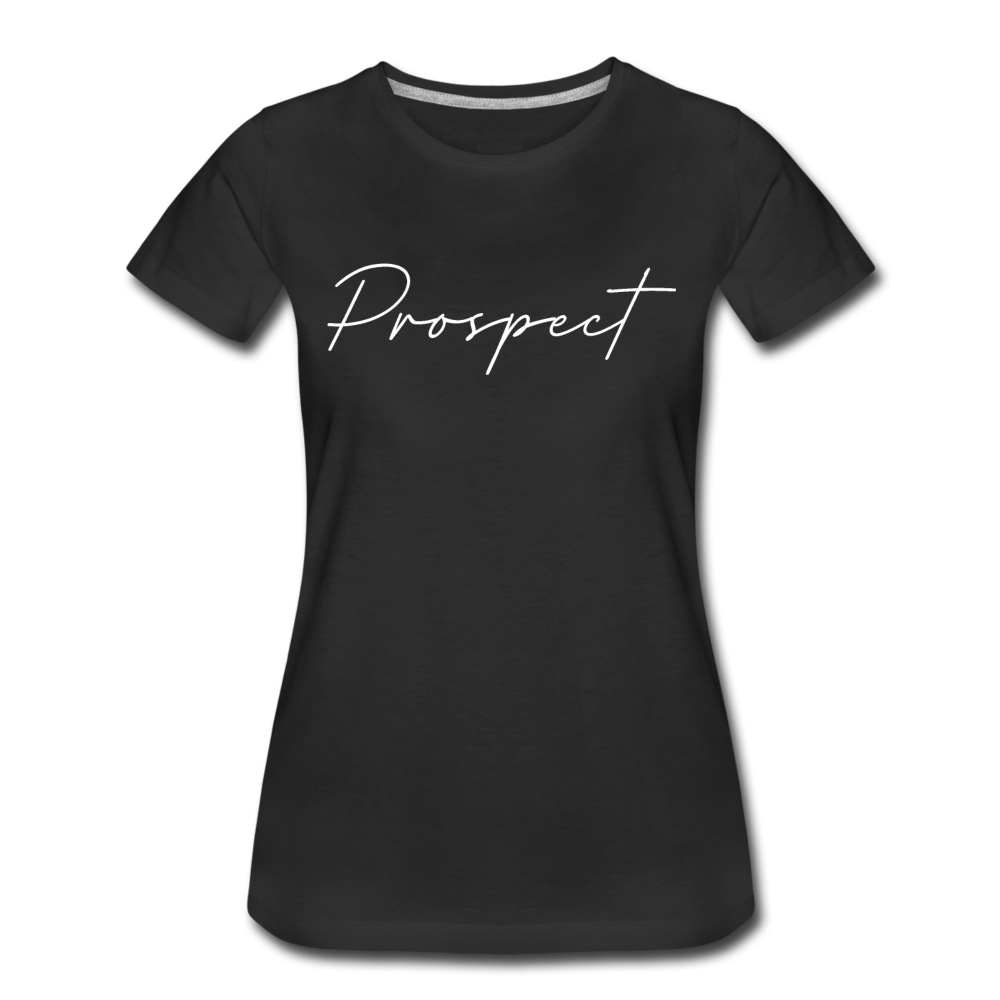 Prospect Cursive Women's T-Shirt - black