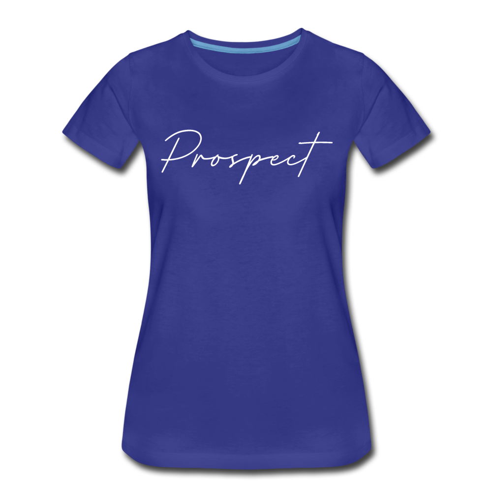 Prospect Cursive Women's T-Shirt - royal blue