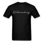 Williamsburg Cursive T-Shirt - black