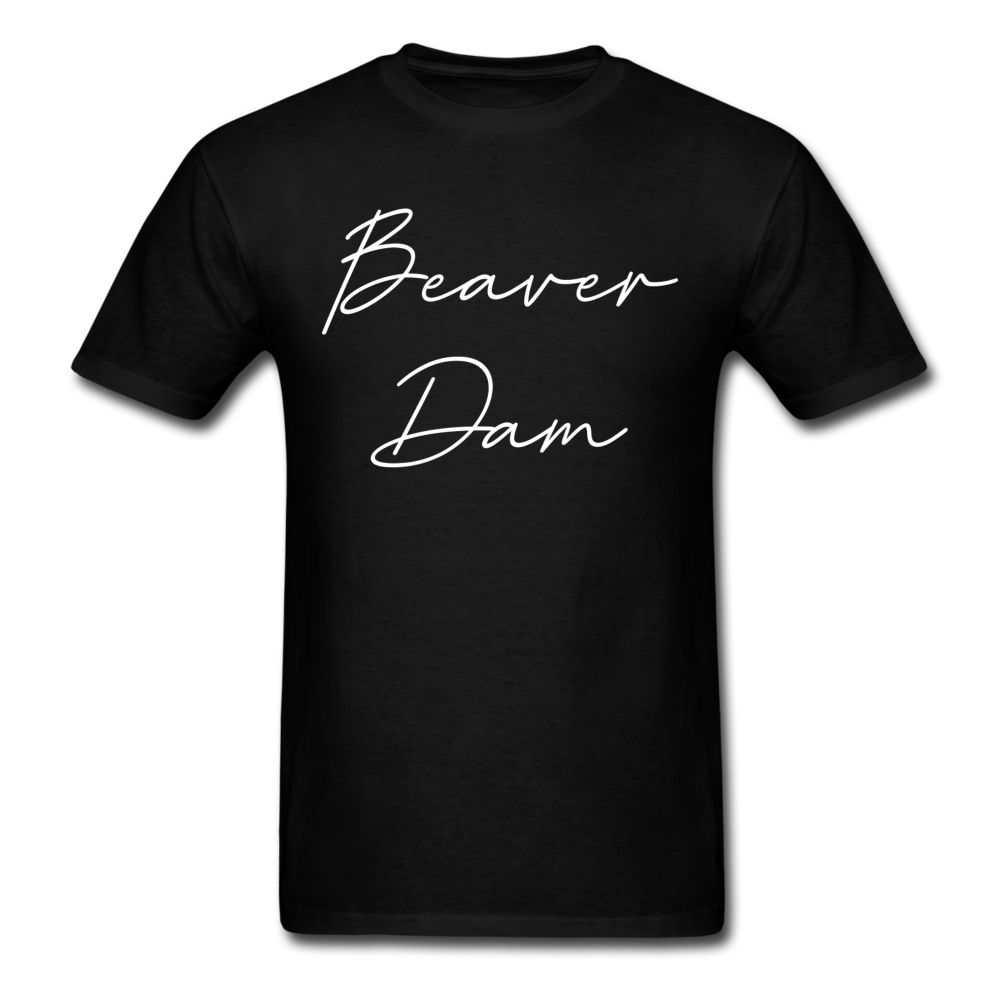 Beaver Dam Cursive T-Shirt - black
