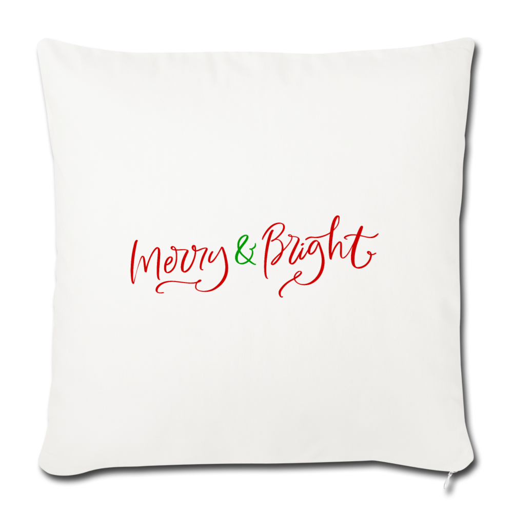 Merry & Bright Pillow - natural white