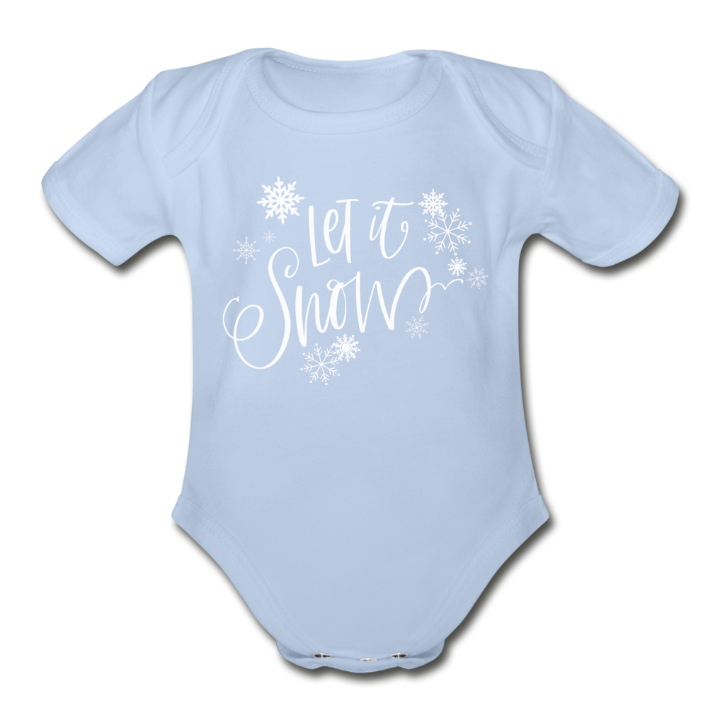 Let It Show Baby Bodysuit - sky