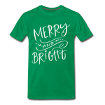 Merry & Bright Red/Green Unisex Tee - kelly green