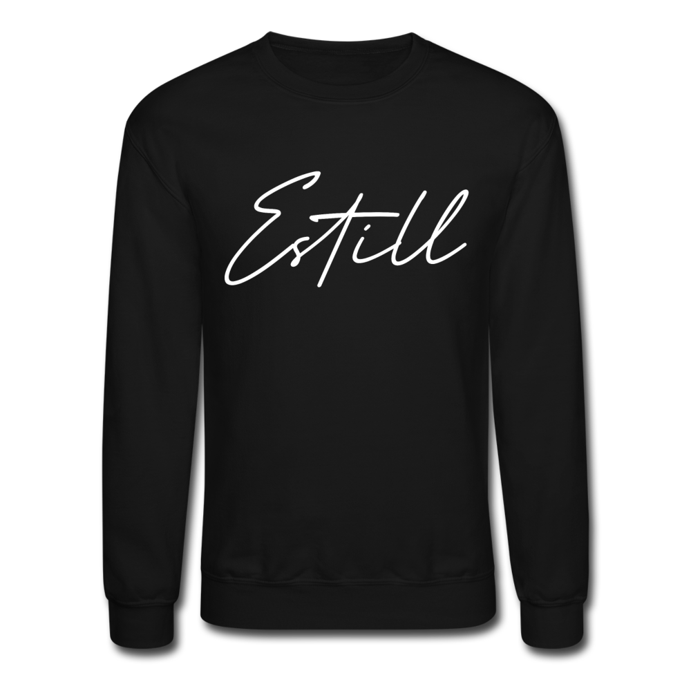 Estill County Cursive Crewneck Sweatshirt - black