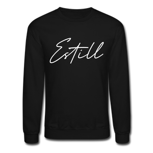 Estill County Cursive Crewneck Sweatshirt - black