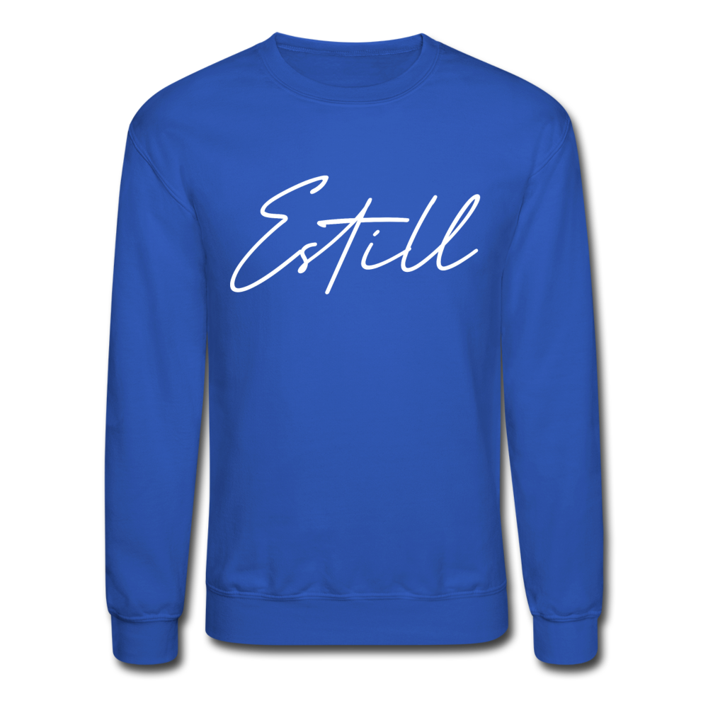 Estill County Cursive Crewneck Sweatshirt - royal blue