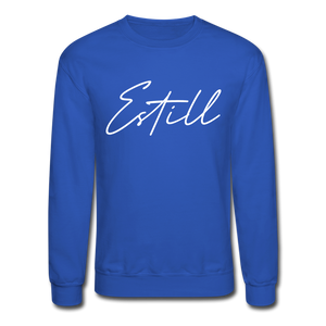 Estill County Cursive Crewneck Sweatshirt - royal blue