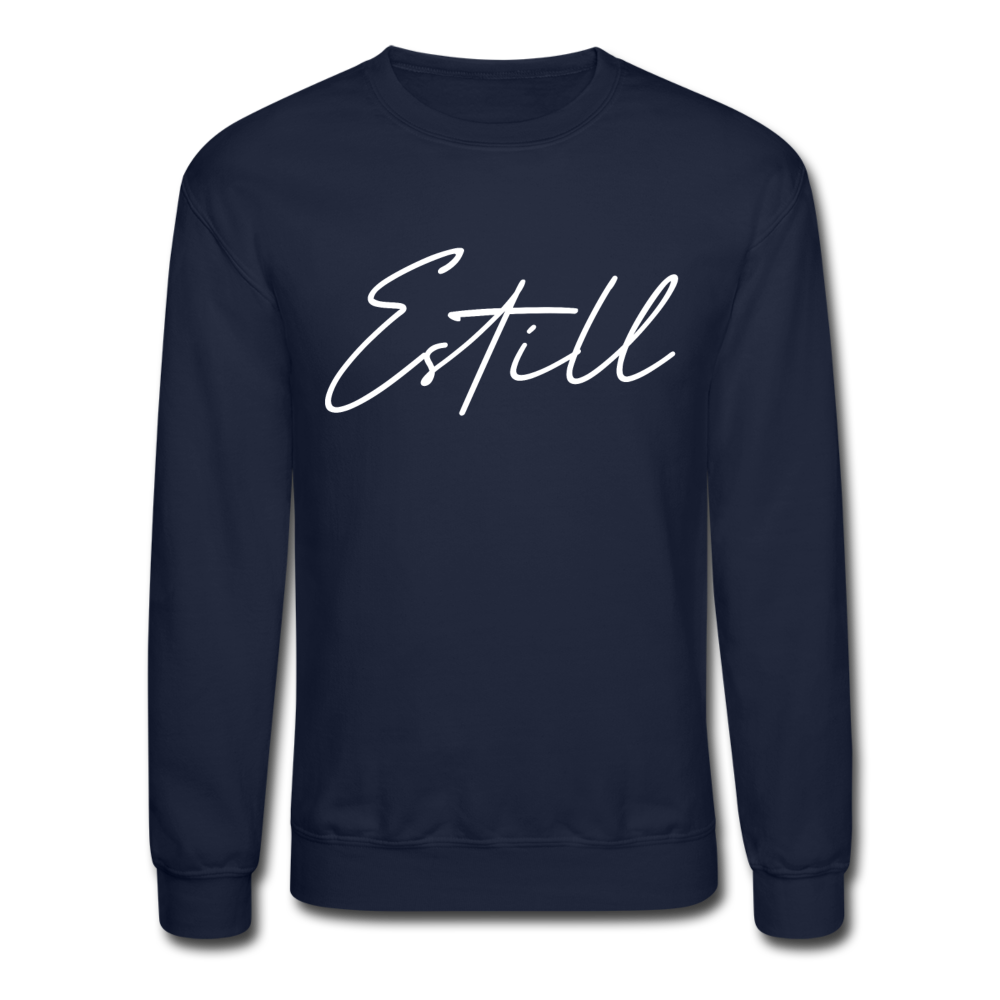 Estill County Cursive Crewneck Sweatshirt - navy